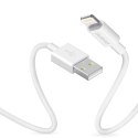 Przewód kabel do iPhone USB - Lightning 3A 1m biały Przewód kabel do iPhone USB - Lightning 3A 1m biały