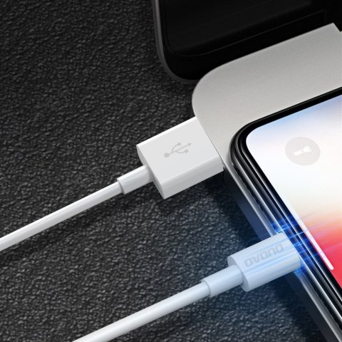 Przewód kabel do iPhone USB - Lightning 3A 1m biały Przewód kabel do iPhone USB - Lightning 3A 1m biały