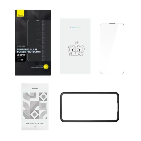 Szkło hartowane do iPhone 14 Pro Max na cały ekran z osłoną na głośnik 0.3mm Szkło hartowane do iPhone 14 Pro Max na cały ekran z osłoną na głośnik 0.3mm