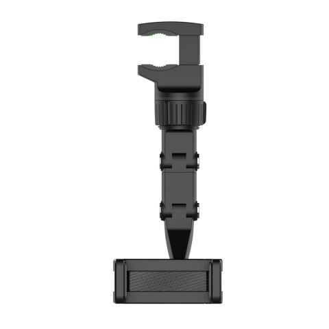 Uchwyt na telefon smartfon mocowany do lusterka wstecznego czarny Uchwyt na telefon smartfon mocowany do lusterka wstecznego czarny