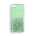 Błyszczące etui pokrowiec z brokatem Samsung Galaxy A42 5G Star Glitter zielony Błyszczące etui pokrowiec z brokatem Samsung Galaxy A42 5G Star Glitter zielony