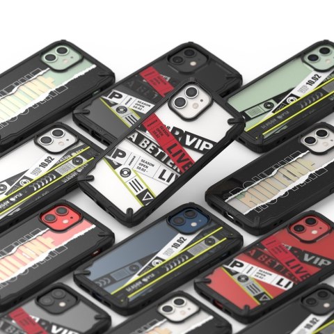 Etui pancerny pokrowiec z ramką iPhone 12 mini Fusion X Design Routine czarny Etui pancerny pokrowiec z ramką iPhone 12 mini Fusion X Design Routine czarny