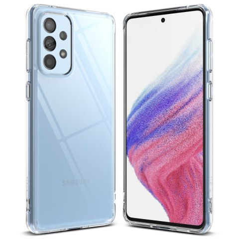 Etui pokrowiec z żelową ramką Galaxy A73 Fusion przezroczysty Etui pokrowiec z żelową ramką Galaxy A73 Fusion przezroczysty