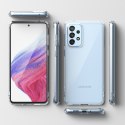 Etui pokrowiec z żelową ramką Galaxy A73 Fusion przezroczysty Etui pokrowiec z żelową ramką Galaxy A73 Fusion przezroczysty
