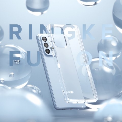 Etui pokrowiec z żelową ramką Galaxy A73 Fusion przezroczysty Etui pokrowiec z żelową ramką Galaxy A73 Fusion przezroczysty