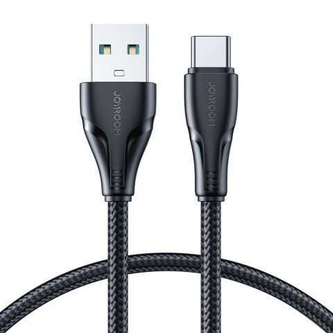 Kabel przewód Surpass Series USB - USB-C do szybkiego ładowania 3A 1.2m czarny Kabel przewód Surpass Series USB - USB-C do szybkiego ładowania 3A 1.2m czarny