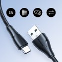 Kabel przewód Surpass Series USB - USB-C do szybkiego ładowania 3A 1.2m czarny Kabel przewód Surpass Series USB - USB-C do szybkiego ładowania 3A 1.2m czarny