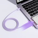 Kabel przewód USB-A - USB-C 3A 1.2m fioletowy Kabel przewód USB-A - USB-C 3A 1.2m fioletowy
