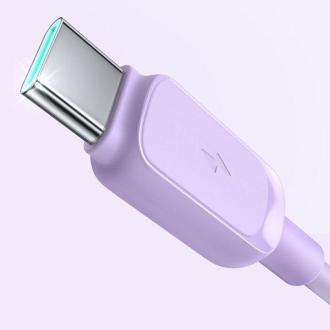 Kabel przewód USB-A - USB-C 3A 1.2m fioletowy Kabel przewód USB-A - USB-C 3A 1.2m fioletowy