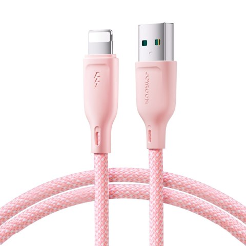 Kabel przewód do iPhone Multi-Color Series USB-A - Lightning 3A 1m różowy Kabel przewód do iPhone Multi-Color Series USB-A - Lightning 3A 1m różowy