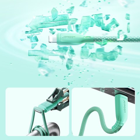 Kabel przewód do iPhone Multi-Color Series USB-A - Lightning 3A 1m różowy Kabel przewód do iPhone Multi-Color Series USB-A - Lightning 3A 1m różowy