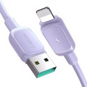 Kabel przewód do iPhone USB-A - Lightning 2.4A 1.2m fioletowy Kabel przewód do iPhone USB-A - Lightning 2.4A 1.2m fioletowy
