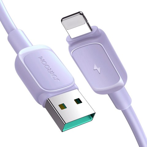 Kabel przewód do iPhone USB-A - Lightning 2.4A 1.2m fioletowy Kabel przewód do iPhone USB-A - Lightning 2.4A 1.2m fioletowy