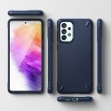 Wytrzymałe i elastyczne etui pokrowiec Galaxy A73 Onyx granatowy Wytrzymałe i elastyczne etui pokrowiec Galaxy A73 Onyx granatowy
