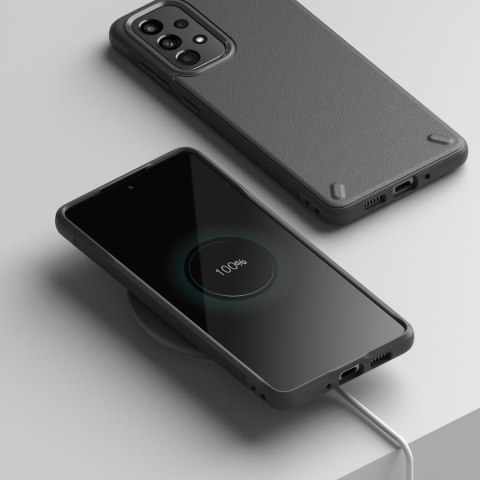 Wytrzymałe i elastyczne etui pokrowiec Galaxy A73 Onyx szary Wytrzymałe i elastyczne etui pokrowiec Galaxy A73 Onyx szary