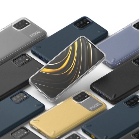 Wytrzymałe wzmacniane etui do telefonu XIAOMI POCO M3 ONYX przezroczysty Wytrzymałe wzmacniane etui do telefonu XIAOMI POCO M3 ONYX przezroczysty