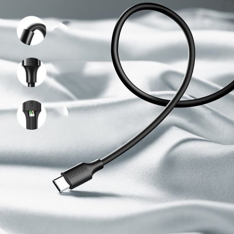 Wytrzymały kabel przewód USB - USB-C 480 Mbps 3A 1.5m czarny Wytrzymały kabel przewód USB - USB-C 480 Mbps 3A 1.5m czarny