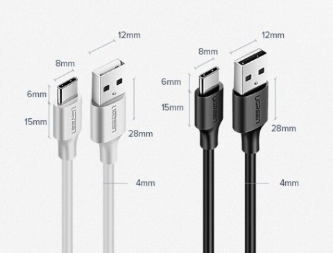 Wytrzymały kabel przewód USB - USB-C 480 Mbps 3A 1.5m czarny Wytrzymały kabel przewód USB - USB-C 480 Mbps 3A 1.5m czarny