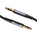 Kabel przewód Audio Stereo AUX 3.5mm mini jack 1.2m czarny Kabel przewód Audio Stereo AUX 3.5mm mini jack 1.2m czarny