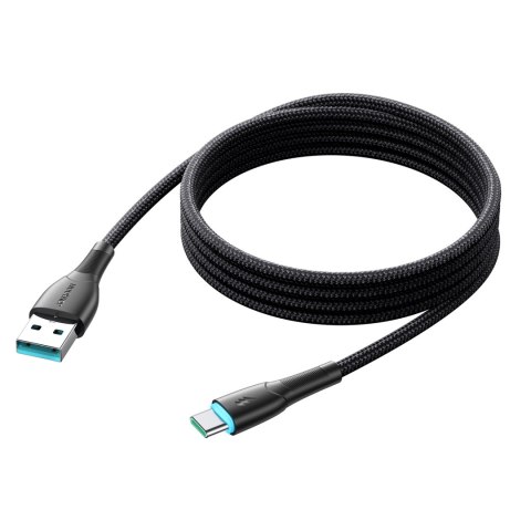Kabel przewód Starry Series USB-A - USB-C 3A 1m czarny Kabel przewód Starry Series USB-A - USB-C 3A 1m czarny
