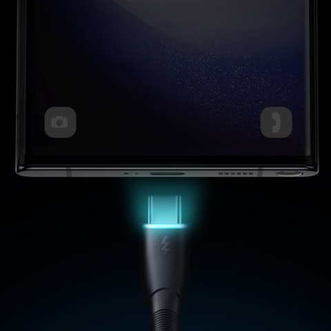 Kabel przewód Starry Series USB-A - USB-C 3A 1m czarny Kabel przewód Starry Series USB-A - USB-C 3A 1m czarny