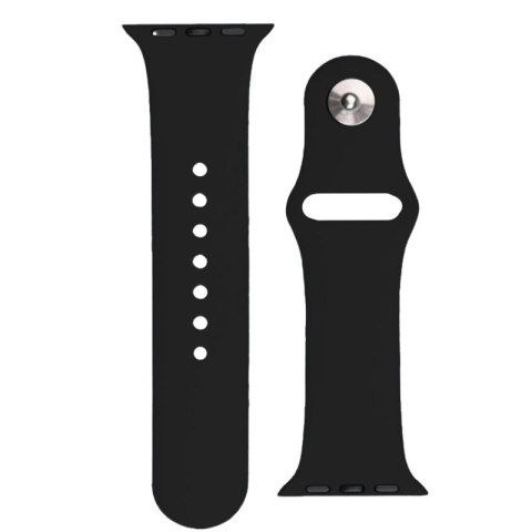 Silikonowy pasek do zegarka Apple Watch Ultra 2-9/SE 42/44/45mm Silicone Strap APS czarny Silikonowy pasek do zegarka Apple Watch Ultra 2-9/SE 42/44/45mm Silicone Strap APS czarny