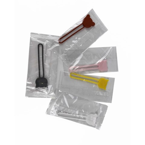 Silikonowy zwijacz organizer kabla przewodu szary Silikonowy zwijacz organizer kabla przewodu szary