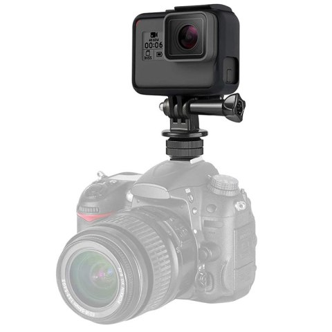 Uchwyt na telefon kamerę sportową GoPro z obrotową głowicą Uchwyt na telefon kamerę sportową GoPro z obrotową głowicą