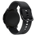 Uniwersalny silikonowy pasek do smartwatcha Silicone Strap TYS szer. 20mm czarny