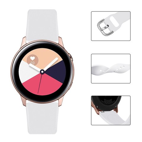 Uniwersalny silikonowy pasek do smartwatcha Silicone Strap TYS szer. 22mm ciemnoniebieski Uniwersalny silikonowy pasek do smartwatcha Silicone Strap TYS szer. 22mm ciemnoniebieski