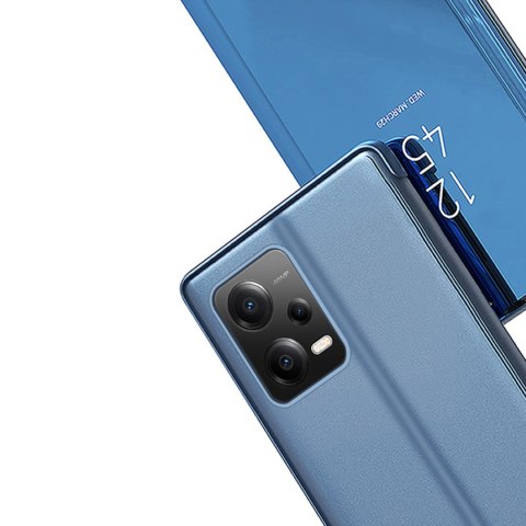 Błyszczące etui z klapką do Xiaomi Redmi Note 12 Pro / Poco X5 Pro 5G Clear View Case czarny Błyszczące etui z klapką do Xiaomi Redmi Note 12 Pro / Poco X5 Pro 5G Clear View Case czarny
