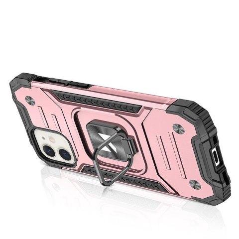 Etui iPhone 14 Plus pancerny pokrowiec uchwyt magnetyczny ring złote Etui iPhone 14 Plus pancerny pokrowiec uchwyt magnetyczny ring złote
