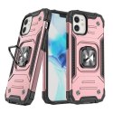 Etui iPhone 14 pancerny pokrowiec uchwyt magnetyczny ring złote Etui iPhone 14 pancerny pokrowiec uchwyt magnetyczny ring złote