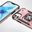 Etui iPhone 14 pancerny pokrowiec uchwyt magnetyczny ring złote Etui iPhone 14 pancerny pokrowiec uchwyt magnetyczny ring złote