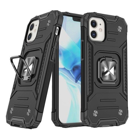 Etui pancerny pokrowiec do iPhone 14 Plus uchwyt magnetyczny Ring Armor czarny Etui pancerny pokrowiec do iPhone 14 Plus uchwyt magnetyczny Ring Armor czarny