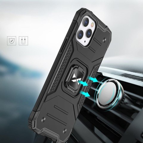 Etui pancerny pokrowiec do iPhone 14 Pro uchwyt magnetyczny Ring Armor złoty Etui pancerny pokrowiec do iPhone 14 Pro uchwyt magnetyczny Ring Armor złoty