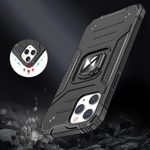 Etui pancerny pokrowiec do iPhone 14 Pro uchwyt magnetyczny Ring Armor złoty Etui pancerny pokrowiec do iPhone 14 Pro uchwyt magnetyczny Ring Armor złoty