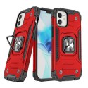 Etui pancerny pokrowiec do iPhone 14 uchwyt magnetyczny Ring Armor czerwony Etui pancerny pokrowiec do iPhone 14 uchwyt magnetyczny Ring Armor czerwony