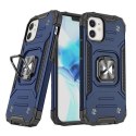 Etui pancerny pokrowiec do iPhone 14 uchwyt magnetyczny Ring Armor niebieski Etui pancerny pokrowiec do iPhone 14 uchwyt magnetyczny Ring Armor niebieski