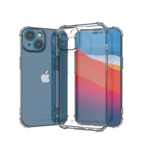 Etui pancerny pokrowiec na iPhone 14 Plus Anti Shock przezroczyste Etui pancerny pokrowiec na iPhone 14 Plus Anti Shock przezroczyste