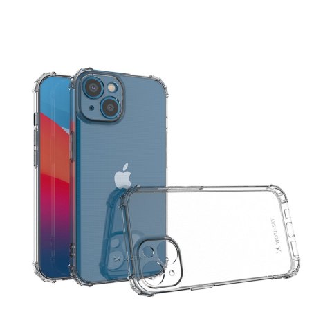 Etui pancerny pokrowiec na iPhone 14 Plus Anti Shock przezroczyste Etui pancerny pokrowiec na iPhone 14 Plus Anti Shock przezroczyste