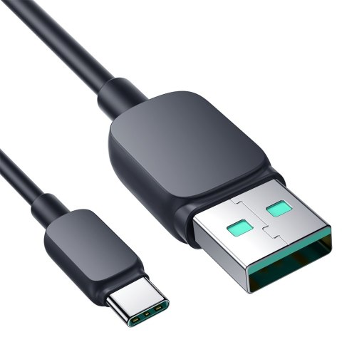 Kabel przewód USB - USB-C 3A 1.2m czarny Kabel przewód USB - USB-C 3A 1.2m czarny
