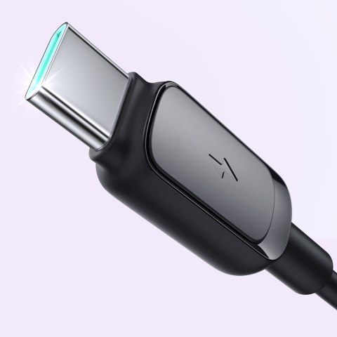 Kabel przewód USB - USB-C 3A 1.2m czarny Kabel przewód USB - USB-C 3A 1.2m czarny