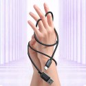 Kabel przewód USB - USB-C 3A 1.2m czarny Kabel przewód USB - USB-C 3A 1.2m czarny