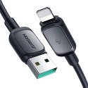 Kabel przewód do iPhone Lightning - USB 2.4A 1.2m czarny Kabel przewód do iPhone Lightning - USB 2.4A 1.2m czarny