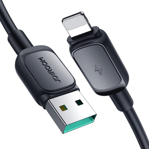 Kabel przewód do iPhone Lightning - USB 2.4A 1.2m czarny Kabel przewód do iPhone Lightning - USB 2.4A 1.2m czarny