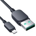 Kabel przewód do iPhone Lightning - USB 2.4A 1.2m czarny Kabel przewód do iPhone Lightning - USB 2.4A 1.2m czarny