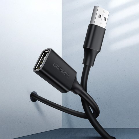 Przedłużacz kabla przewodu USB 2.0 480Mb/s 3m czarny Przedłużacz kabla przewodu USB 2.0 480Mb/s 3m czarny