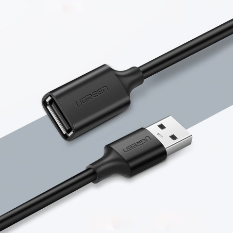 Przedłużacz kabla przewodu USB 2.0 480Mb/s 3m czarny Przedłużacz kabla przewodu USB 2.0 480Mb/s 3m czarny