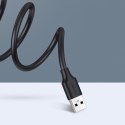 Przedłużacz kabla przewodu USB 2.0 480Mb/s 3m czarny Przedłużacz kabla przewodu USB 2.0 480Mb/s 3m czarny